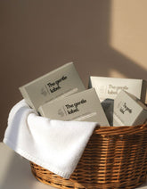 Plant-based laundry detergent sheets plastic-free