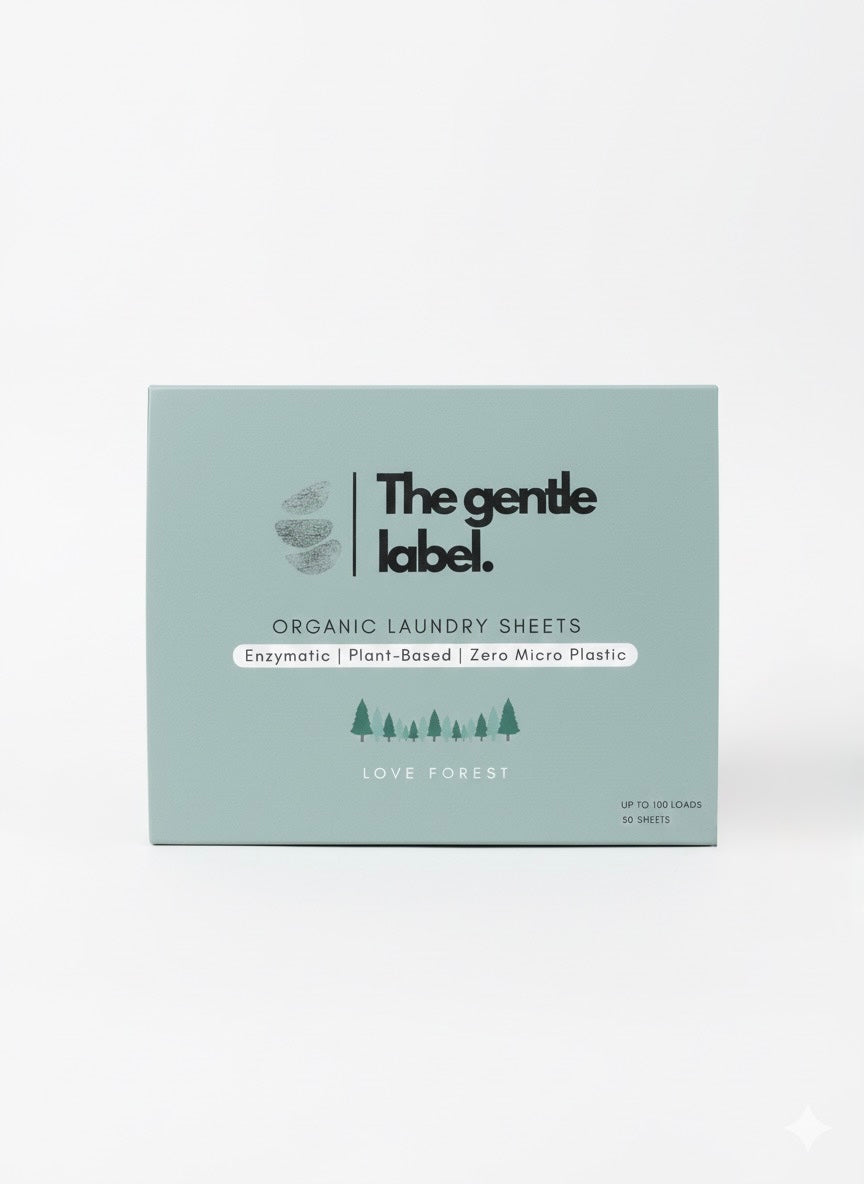 Plant-based laundry detergent sheets plastic-free